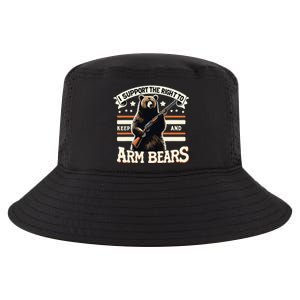 Support Right To Keep And Arm Bears Humorous Wildlife Rights Cool Comfort Performance Bucket Hat