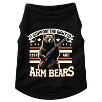 Support Right To Keep And Arm Bears Humorous Wildlife Rights Doggie Tank