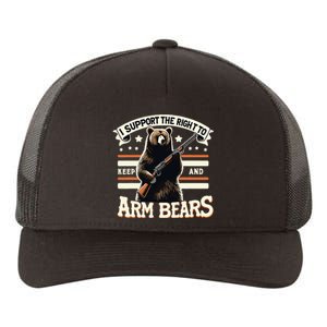 Support Right To Keep And Arm Bears Humorous Wildlife Rights Yupoong Adult 5-Panel Trucker Hat