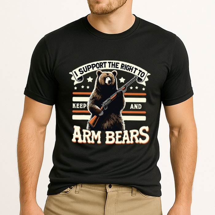 Support Right To Keep And Arm Bears Humorous Wildlife Rights Performance Shirt