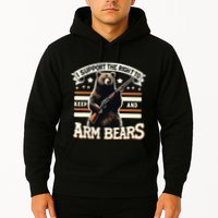 Support Right To Keep And Arm Bears Humorous Wildlife Rights Hoodie