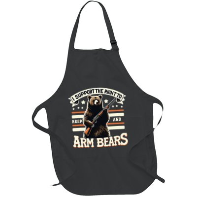 Support Right To Keep And Arm Bears Humorous Wildlife Rights Apron