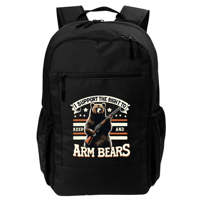 Support Right To Keep And Arm Bears Humorous Wildlife Rights Backpack
