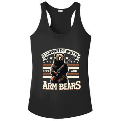 Support Right To Keep And Arm Bears Humorous Wildlife Rights Ladies PosiCharge Competitor Racerback Tank