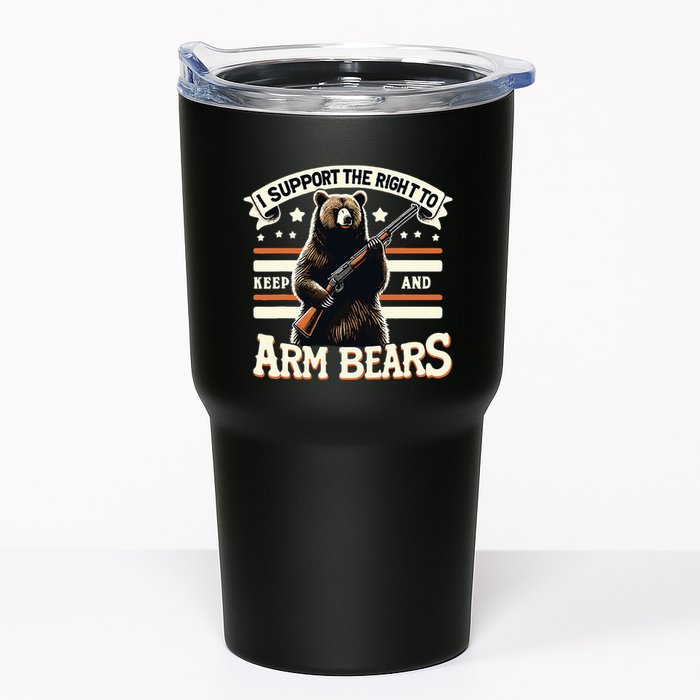 Support Right To Keep And Arm Bears Humorous Wildlife Rights Tumbler