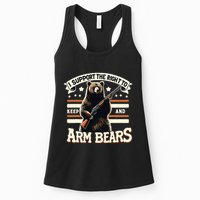 Support Right To Keep And Arm Bears Humorous Wildlife Rights Womens Tank Top