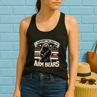 Support Right To Keep And Arm Bears Humorous Wildlife Rights Womens Tank Top