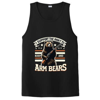 Support Right To Keep And Arm Bears Humorous Wildlife Rights PosiCharge Competitor Tank