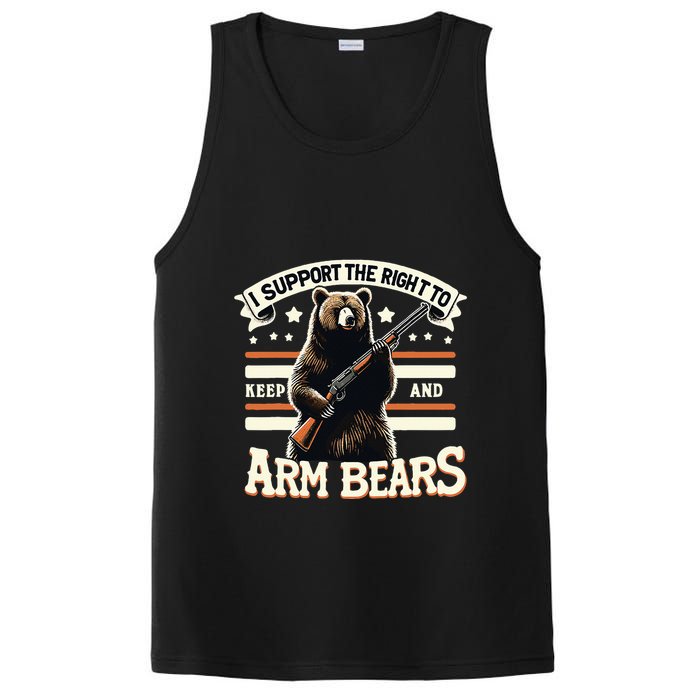 Support Right To Keep And Arm Bears Humorous Wildlife Rights PosiCharge Competitor Tank