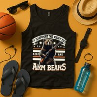 Support Right To Keep And Arm Bears Humorous Wildlife Rights Tank Top
