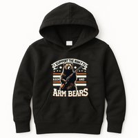 Support Right To Keep And Arm Bears Humorous Wildlife Rights Kids Hoodie