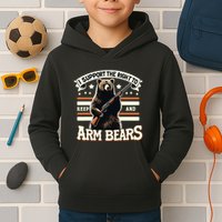 Support Right To Keep And Arm Bears Humorous Wildlife Rights Kids Hoodie