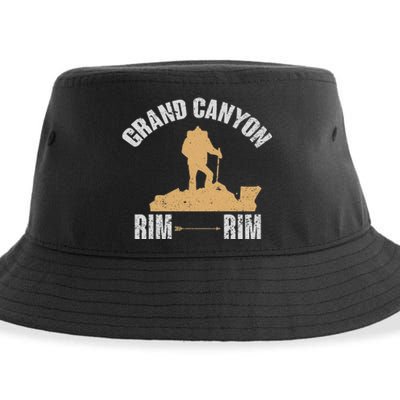 South Rim To North Rim Grand Canyon Hike In Arizona Souvenir Sustainable Bucket Hat