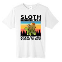 Sloth Running Team Women Men Gift Funny Running Tall Fusion ChromaSoft Performance T-Shirt