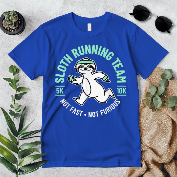 Sloth Running Team Not Fast Not Furious Premium T-Shirt