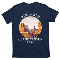 South Rim To North Rim Grand Canyon National Park Hiking T-Shirt