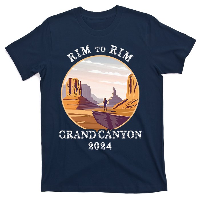 South Rim To North Rim Grand Canyon National Park Hiking T-Shirt