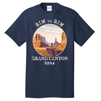 South Rim To North Rim Grand Canyon National Park Hiking Tall T-Shirt