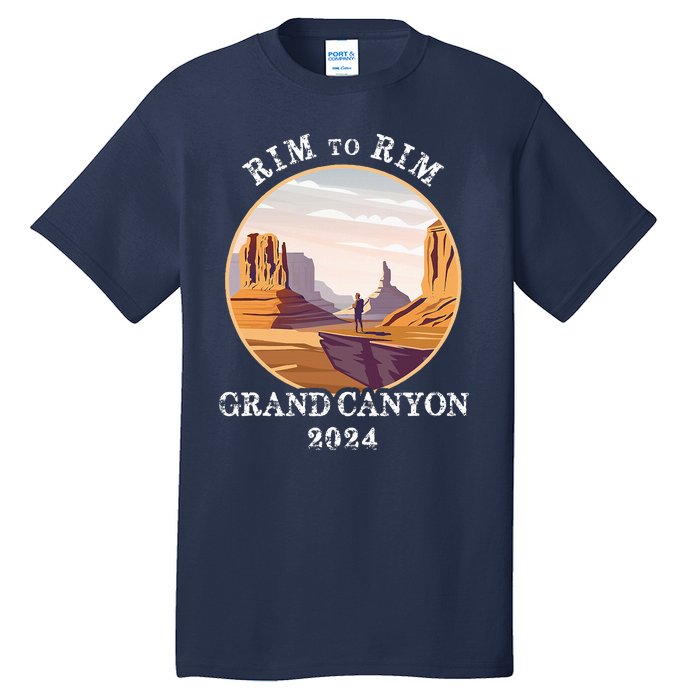 South Rim To North Rim Grand Canyon National Park Hiking Tall T-Shirt