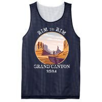 South Rim To North Rim Grand Canyon National Park Hiking Mesh Reversible Basketball Jersey Tank