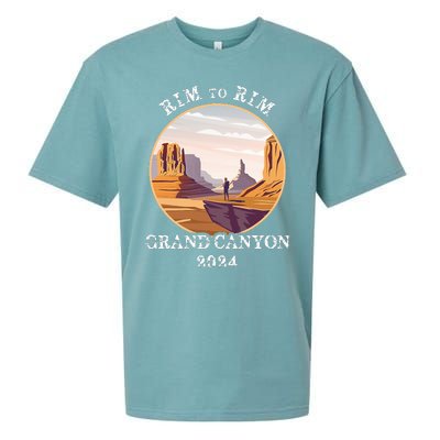 South Rim To North Rim Grand Canyon National Park Hiking Sueded Cloud Jersey T-Shirt