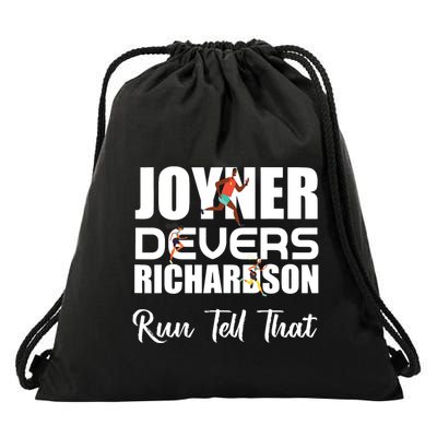 Shacarri Run Tell That Track And Field Running Drawstring Bag