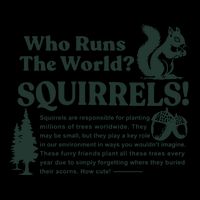 Squirrels Run The World Mousepad