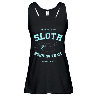 Sloth Running Team Athletic Slow Department Ladies Essential Flowy Tank