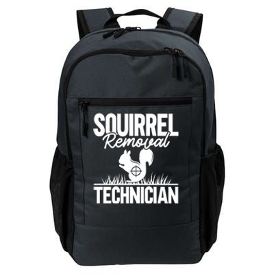 Squirrel Removal Technician Funny Squirrel Hunting Gift Daily Commute Backpack