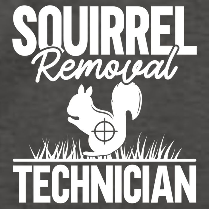 Squirrel Removal Technician Funny Squirrel Hunting Gift Vector Backpack