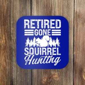 Squirrel Removal Technician Retiret Squirrel Hunter Gift Coaster