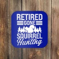 Squirrel Removal Technician Retiret Squirrel Hunter Gift Coaster