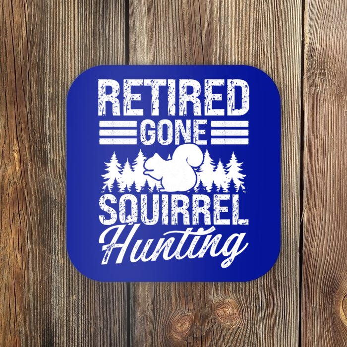 Squirrel Removal Technician Retiret Squirrel Hunter Gift Coaster