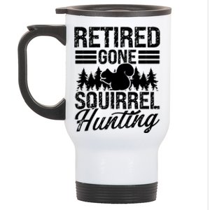 Squirrel Removal Technician Retiret Squirrel Hunter Gift Stainless Steel Travel Mug