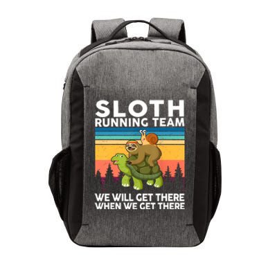 Sloth Running Team Women Men Gift Funny Running Vector Backpack