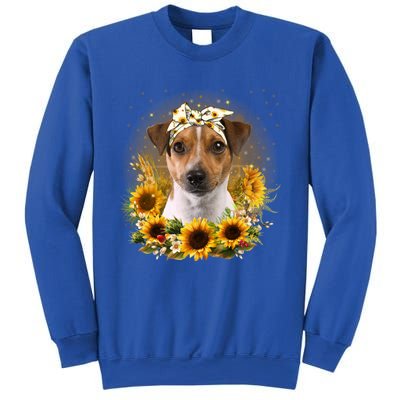 Sunflower Rat Terrier Dog Mothers Day Gift Sweatshirt