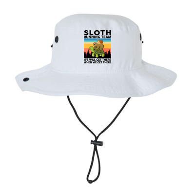 Sloth Running Team Women Men Gift Funny Running Bucket Hat