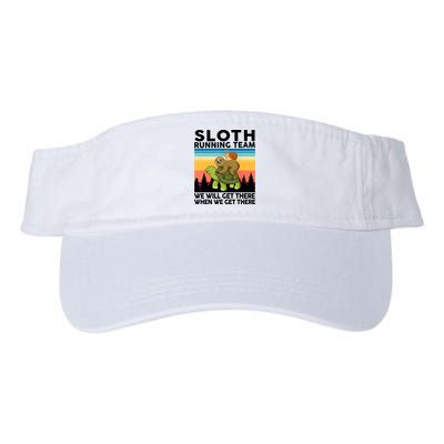 Sloth Running Team Women Men Gift Funny Running Visor