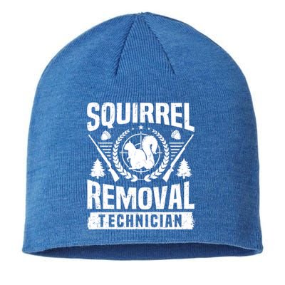 Squirrel Removal Technician Squirrel Hunter Squirrel Hunting Gift Sustainable Beanie