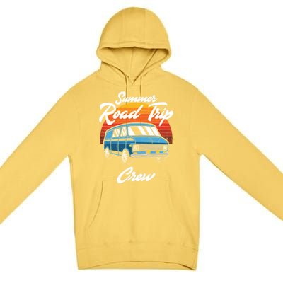 Summer Road Trip Crew Cute Gift Premium Pullover Hoodie