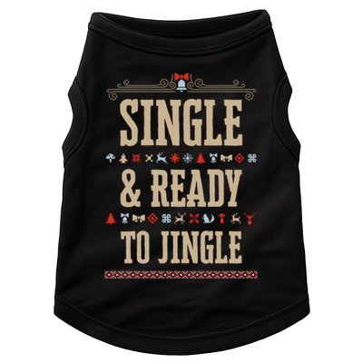 Single & Ready To Jingle Chrismas Doggie Tank
