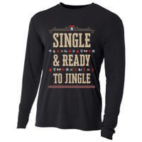 Single & Ready To Jingle Chrismas Cooling Performance Long Sleeve Crew