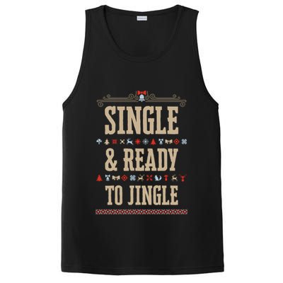 Single & Ready To Jingle Chrismas PosiCharge Competitor Tank