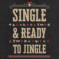 Single & Ready To Jingle Chrismas Trucker Hat