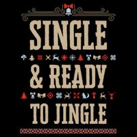 Single & Ready To Jingle Chrismas Wool Snapback Cap