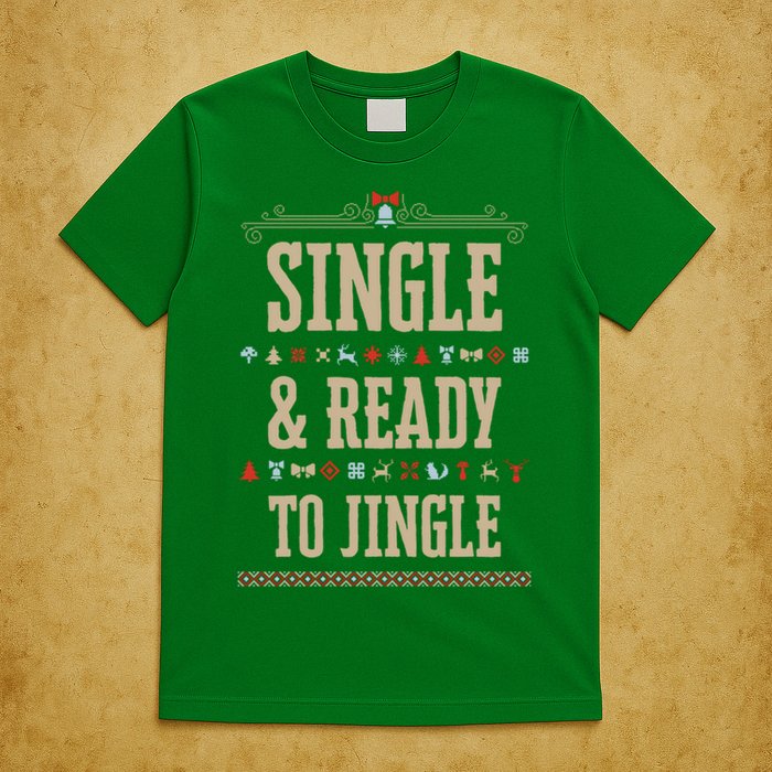 Single & Ready To Jingle Chrismas T-Shirt