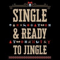 Single & Ready To Jingle Christmas Cooling Performance Crew T-Shirt