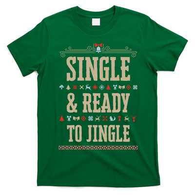 Single & Ready To Jingle Christmas T-Shirt