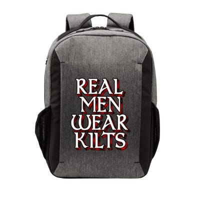 Scottish Red Tartan Plaid Real Wear Kilts Vector Backpack