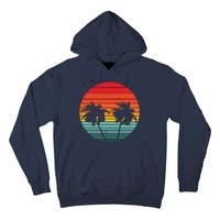 Summer Retro Tropical Sunset Hoodie